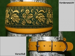 No.66 unterlegtes Lederhalsband