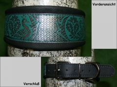 No. 95 Unterlegtes Lederhalsband 