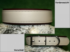 No. 83 Unterlegtes Lederhalsband