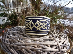 No. 307 Windhundhalsband aus echtem Nappaleder (Schmuckhalsband)