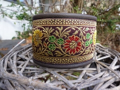 No. 313 Windhundhalsband aus echtem Nappaleder (Schmuckhalsband)
