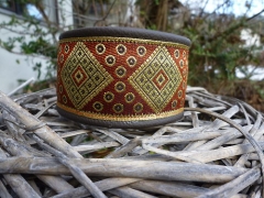 No. 314 Windhundhalsband aus echtem Nappaleder (Schmuckhalsband)