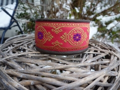 No. 315 Windhundhalsband aus echtem Nappaleder (Schmuckhalsband)