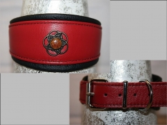 No. 15 Unterlegtes Lederhalsband