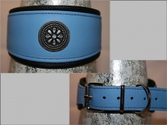 No. 336 unterlegtes Lederhalsband