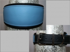 No. 411 unterlegtes Lederhalsband