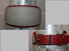 No. 415 unterlegtes Lederhalsband