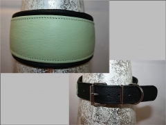 No. 304 unterlegtes Lederhalsband