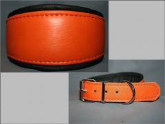 No. 210 unterlegtes Lederhalsband