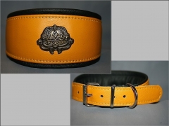 No 421 unterlegtes Lederhalsband