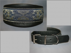 No. 348 unterlegtes Lederhalsband