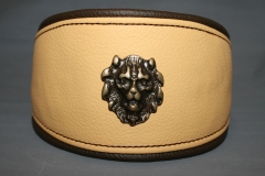 No. 426  Unterlegtes Lederhalsband