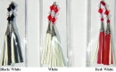 Halsband Tassle, Lederquaste