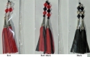 Halsband Tassle, Lederquaste