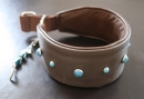 No. 1 Braunes Lederhalsband