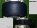 No. 42 Unterlegtes Lederhalsband