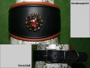 No.68 unterlegtes Lederhalsband