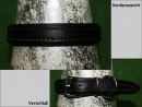 No. 67 unterlegtes Lederhalsband