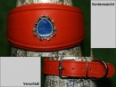 No. 97 Unterlegtes Lederhalsband 