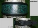 No. 95 Unterlegtes Lederhalsband 