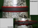 No. 821 Unterlegtes Lederhalsband