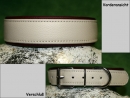 No. 83 Unterlegtes Lederhalsband