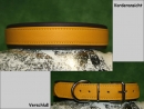 No. 92 Unterlegtes Lederhalsband