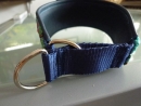 No. 314 Windhundhalsband aus echtem Nappaleder (Schmuckhalsband)