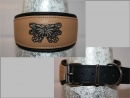 No. 337 unterlegtes Halsband mit Zierniete