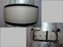 No. 338 unterlegtes Lederhalsband