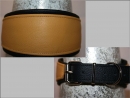 No. 413 unterlegtes Lederhalsband