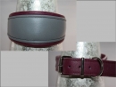 No. 205 unterlegtes Lederhalsband