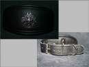 No. 209 unterlegtes Lederhalsband