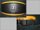 No. 342 unterlegtes Lederhalsband